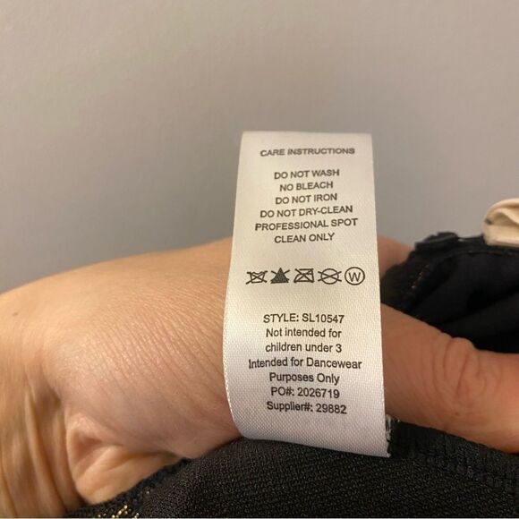 Weissman dance costume menswear BOHEMIAN RHAPSODY SL10547 black MC 10/12 - Picture 9 of 11